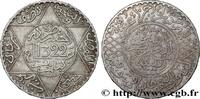 MOROCCO 5 Dirhams (1/2 Rial) Abdul Aziz I an 1322 MOROCCO Paris 1904 (31mm, 12,38g, 12h) -