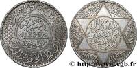 MOROCCO - FRENCH PROTECTORATE 5 Dirhams (1/2 Rial) Moulay Youssef I an 1336 MOROCCO - FRENCH PROTECTORATE Paris 1917 (31mm, 12,48g, 12h) -