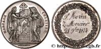 FRANCE Médaille, Mariage chrétien AMOUR ET MARIAGE 1874 (30mm, 12,20g, 6h) -