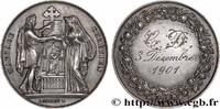 FRANCE Médaille, Mariage chrétien AMOUR ET MARIAGE 1901 (30mm, 12,28g, 12h) -