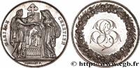 FRANCE Médaille, Mariage chrétien AMOUR ET MARIAGE 1860 (30mm, 12,22g, 12h) -