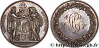 FRANCE Médaille, Mariage chrétien AMOUR ET MARIAGE 1860 (30mm, 12,42g, 11h) -