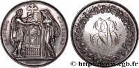 FRANCE Médaille, Mariage chrétien AMOUR ET MARIAGE 1865 (30mm, 12,09g, 12h) -