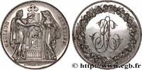 FRANCE Médaille, Mariage chrétien AMOUR ET MARIAGE 1857 (30mm, 11,81g, 6h) -