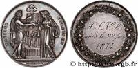 FRANCE Médaille, Mariage chrétien AMOUR ET MARIAGE 1874 (30mm, 12,18g, 12h) -