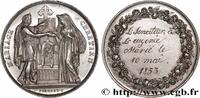 FRANCE Médaille, Mariage chrétien AMOUR ET MARIAGE 1853 (30mm, 12,40g, 10h) -