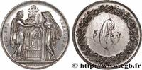FRANCE Médaille, Mariage chrétien AMOUR ET MARIAGE 1873 (30mm, 12,10g, 12h) -