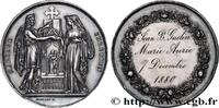 FRANCE Médaille, Mariage chrétien AMOUR ET MARIAGE 1880 (41mm, 31,46g, 12h) -