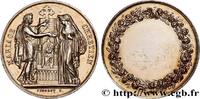 FRANCE Médaille, Mariage chrétien AMOUR ET MARIAGE 1871 (30mm, 11,98g, 12h) -