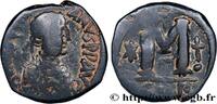 THE EMPIRE FROM ANASTASIUS TO MAURICE TIBERIUS (49 Follis JUSTINIAN I Constantinople 527 (27,5mm, 18,07g, 6h) -
