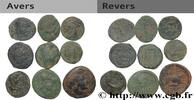 Lot de neuf monnaies LOTS (mm, g, h) -
