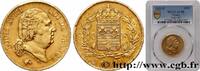FRANCE 40 francs or Louis XVIII LOUIS XVIII La Rochelle 1822 (26,03mm, 12,87g, 6h) -