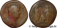 THE ANTONINES (96 AD to 192 AD) Sesterce HADRIAN Rome 136 (31,5mm, 23,69g, 6h) -