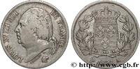 FRANCE 2 francs Louis XVIII LOUIS XVIII Paris 1821 (27mm, 9,72g, 6h) -