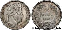 FRANCE 2 francs Louis-Philippe LOUIS-PHILIPPE I Strasbourg 1838 (21mm, 9,85g, 6h) -