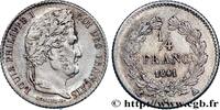 FRANCE 1/4 franc Louis-Philippe LOUIS-PHILIPPE I Paris 1841 (15mm, 1,21g, 6h) -