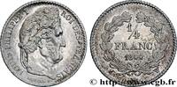 FRANCE 1/4 franc Louis-Philippe LOUIS-PHILIPPE I Lille 1844 (15mm, 1,25g, 6h) -