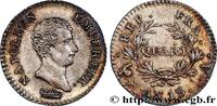 FRANCE Quart (de franc) Napoléon Empereur, Calendrier rév PREMIER EMPIRE / FIRST FRENCH EMPIRE Paris 1805 (15mm, 1,26g, 6h) -