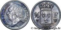FRANCE 1/4 franc Louis XVIII LOUIS XVIII Lille 1820 (15mm, 1,31g, 6h) -