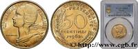 FRANCE 50 centimes Marianne, col à trois plis V REPUBLIC Paris 1962 (25mm, 7g, 6h) -