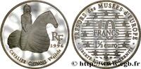FRANCE Belle Épreuve 1½ Euro / 10 Francs - Le Cavalier Ch COMMEMORATIVE COINS MONNAIE DE PARIS Paris 1996 (37mm, g, 6h) -