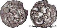 FRANCE Denier d'argent scyphate dit “à l'hippocampe” GALLIA - AULERCI EBUROVICES (Area of Évreux) Évreux (27) c. 60-50 AC. (15mm, 0,69g, 8h) -
