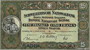 SWITZERLAND 5 Francs SWITZERLAND 5 Francs 1951 UNC- -