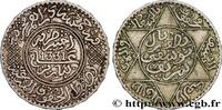 MOROCCO - FRENCH PROTECTORATE 5 Dirhams (1/2 Rial) Moulay Youssef I an 1331 MOROCCO - FRENCH PROTECTORATE Paris 1913 (31mm, 12,41g, 6h) -