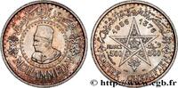 MOROCCO - FRENCH PROTECTORATE 500 Francs Mohammed V an AH1376 MOROCCO - FRENCH PROTECTORATE Paris 1956 (36mm, 22,50g, 6h) -