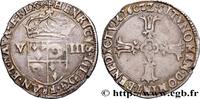FRANCE Huitième d'écu du Dauphiné HENRY IV Grenoble 1602 (26,5mm, 4,64g, 4h) -