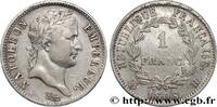 FRANCE 1 franc Napoléon Ier tête laurée, République franç PREMIER EMPIRE / FIRST FRENCH EMPIRE La Rochelle 1808 (23mm, 4,96g, 6h) -