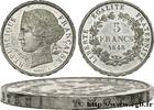 FRANCE Concours de 5 francs, essai en étain par Borrel, t II REPUBLIC Paris 1848 (37mm, 17,82g, 6h) -