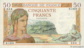 FRANCE 50 Francs CÉRÈS FRANCE 50 Francs CÉRÈS 1935 VF+ -