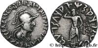 Hellenistic 2 (188 BC to 30 BC) Drachme bilingue BACTRIA - BACTRIAN KINGDOM - ARCHEBIUS Atelier incertain c. 75-65 AC. (16mm, 2,22g, 12h) -