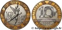 FRANCE 10 francs Génie de la Bastille V REPUBLIC Pessac 1996 (23mm, 6,5g, 6h) -