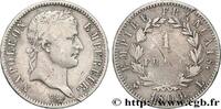 FRANCE 1 franc Napoléon Ier tête laurée, Empire français PREMIER EMPIRE / FIRST FRENCH EMPIRE Bayonne 1809 (23,06mm, 4,88g, 6h) -