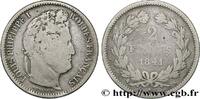 FRANCE 2 francs Louis-Philippe LOUIS-PHILIPPE I Bordeaux 1841 (27mm, 9,69g, 6h) -