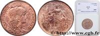 FRANCE 5 centimes Daniel-Dupuis III REPUBLIC 1900 (25mm, 5g, 6h) -