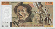 FRANCE 100 Francs DELACROIX imprimé en continu FRANCE 100 Francs DELACROIX imprimé en continu 1991 UNC- -