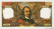 FRANCE 100 Francs CORNEILLE FRANCE 100 Francs CORNEILLE 1967 XF+ -