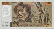 FRANCE 100 Francs DELACROIX imprimé en continu FRANCE 100 Francs DELACROIX imprimé en continu 1991 AU -