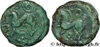 FRANCE Bronze EPV au cheval et au sanglier enseigne GALLIA - AULERCI EBUROVICES (Area of Évreux) Évreux (27) c.60-50 AC. (13,5mm, 2,32g, 7h) -