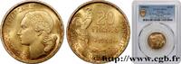 FRANCE 20 francs G. Guiraud IV REPUBLIC Beaumont-Le-Roger 1950 (23,5mm, 4g, 6h) -