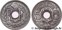 FRANCE 5 centimes Lindauer, petit module III REPUBLIC Paris 1921 (17mm, 1,98g, 6h) -