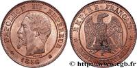 FRANCE Deux centimes Napoléon III, tête nue SECOND EMPIRE Bordeaux 1856 (20mm, 1,97g, 6h) -