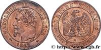 FRANCE Deux centimes Napoléon III, tête laurée SECOND EMPIRE Bordeaux 1862 (20mm, 1,99g, 6h) -