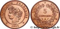 FRANCE 5 centimes Cérès III REPUBLIC Paris 1892 (25mm, 5,00g, 6h) -
