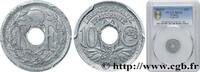 FRANCE 10 centimes Lindauer, petit module PROVISIONAL GOVERNEMENT OF THE FRENCH REPUBLIC Castelsarrasin 1945 (17mm, 1,50g, 6h) -