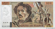 FRANCE 100 Francs DELACROIX imprimé en continu FRANCE 100 Francs DELACROIX imprimé en continu 1991 UNC- -