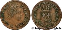 FRANCE Liard dit à la vieille tête LOUIS XV THE BELOVED Metz 1770 (21,5mm, 2,95g, 6h) -